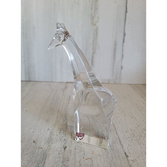 Orrefors Sweden giraffe Crystal figure vintage collectible unique glass - Picture 4 of 7